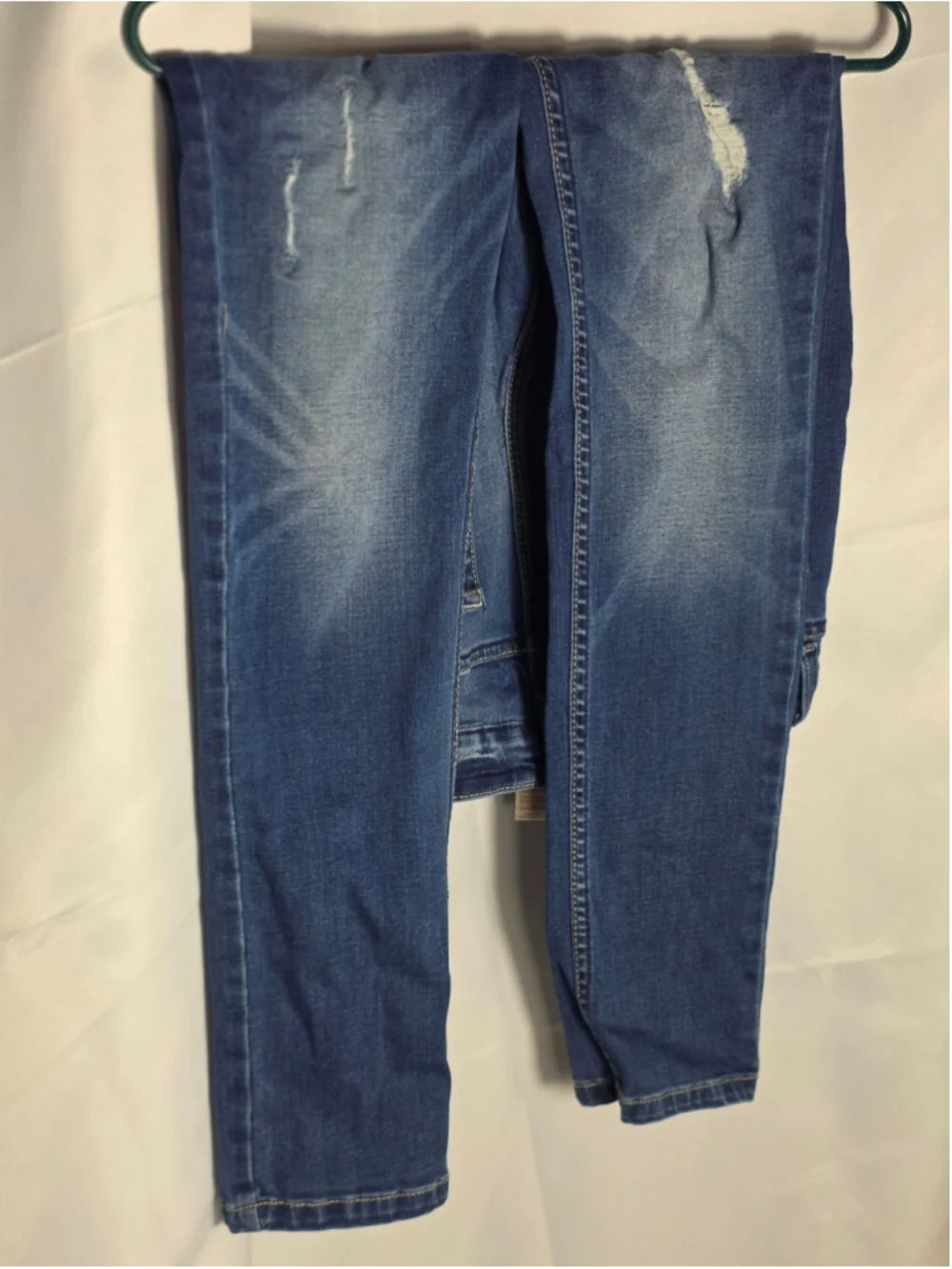 Girls Justice Mid Rise Super Skinny Jeans Blue Size 16 tween trendy casual denim